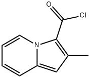 3-Indolizinecarbonylchloride,2-methyl-(9CI) Struktur