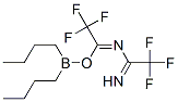 2,2,2-Trifluoro-N-(2,2,2-trifluoro-1-iminoethyl)ethanimidic acid dibutylborinic anhydride Structure