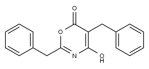 4-Hydroxy-2,5-bis(phenylmethyl)-6H-1,3-oxazin-6-one|