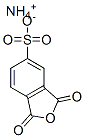 1,3-Dihydro-1,3-dioxo-5-isobenzofuransulfonic acid ammonium salt Struktur