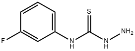 4-(3-FLUOROPHENYL)-3-THIOSEMICARBAZIDE Struktur