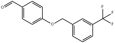 4-[3-(三氟甲基)苄基]氧基苯甲醛 结构式