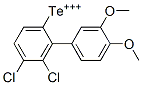 Dichloro(3,4-dimethoxyphenyl)phenyltellurium(IV) Structure