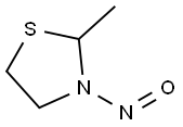 2-メチル-3-ニトロソチアゾリジン 化学構造式