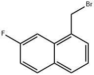 1-Bromomethyl-7-fluoro-naphthalene Struktur