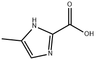 4-甲基-1H-咪唑-2甲酸 结构式