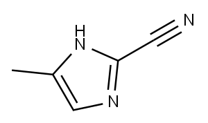 4-甲基-1H-咪唑-2-腈 结构式