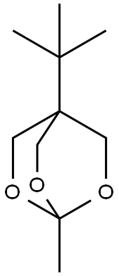 4-tert-butyl-1-methyl-2,6,7-trioxabicyclo[2.2.2]octane Structure