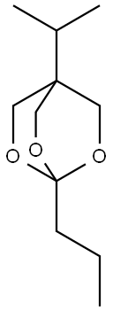4-isopropyl-1-propyl-2,6,7-trioxabicyclo[2.2.2]octane Structure