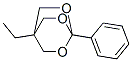 4-ethyl-1-phenyl-2,6,7-trioxabicyclo[2.2.2]octane Structure