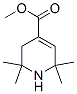 1,2,3,6-Tetrahydro-2,2,6,6-tetramethyl-4-pyridinecarboxylic acid methyl ester Structure