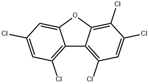 1,3,4,7,9-PENTACHLORODIBENZOFURAN, 70648-20-3, 结构式