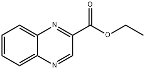 2-キノキサリンカルボン酸エチル 化学構造式
