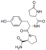 pyroglutamyl-tyrosyl-prolinamide Structure