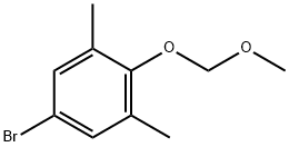 5-Bromo-2-(methoxymethoxy)-1,3-dimethylbenzene Struktur