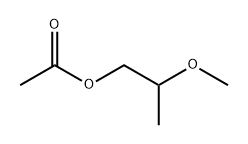 2-メトキシ-1-プロパノールアセタート 化学構造式