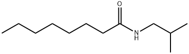 OctanaMide, N-(2-Methylpropyl)- Structure