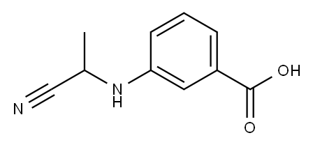 Benzoic acid, 3-[(1-cyanoethyl)amino]-, (-)- (9CI)|