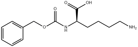 N-苄氧羰基-D-赖氨酸 结构式