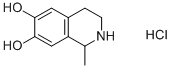 1-甲基-6,7-二羟基-3,4-二氢异喹啉 结构式