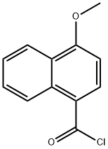 4-メトキシ-1-ナフトイルクロリド 化学構造式