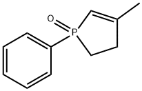3-Methyl-1-phenyl-2-phospholene 1-oxide Struktur