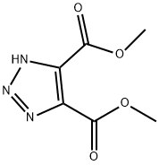 1H-1,2,3-Triazole-4,5-dicarboxylic acid dimethyl ester Structure