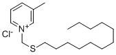1-(ドデシルチオメチル)-3-メチルピリジニウム·クロリド 化学構造式