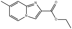 7-メチルイミダゾ[1,2-A]ピリジン-2-カルボン酸エチル 化学構造式