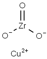 ジルコン酸銅 化学構造式