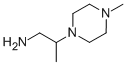 1-Piperazineethanamine,-bta-,4-dimethyl-(9CI) Struktur