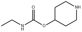 Ethyl-carbaMicacidpiperidin-4-ylester Struktur
