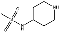 N-4-哌啶基甲磺酰胺, 70724-72-0, 结构式