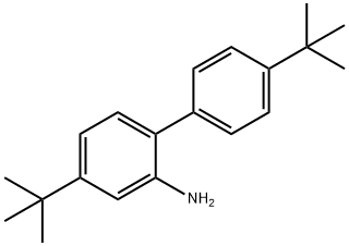2-氨基-4,4-二叔丁基联苯, 70728-92-6, 结构式