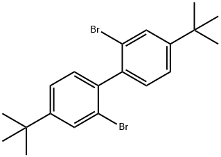 2,2'-二溴-4,4'-二叔丁基联苯 结构式