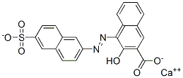 3-Hydroxy-4-(6-sulfo-2-naphtylazo)-2-naphthoic acid calcium salt Structure
