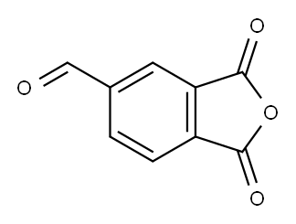 1,3-dioxoisobenzofuran-5-carbaldehyde Struktur