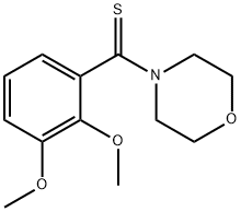 4-[(2,3-Dimethoxyphenyl)carbonothioyl]morpholine Struktur