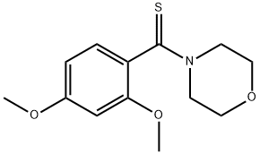 4-[(2,4-Dimethoxyphenyl)carbonothioyl]morpholine Structure