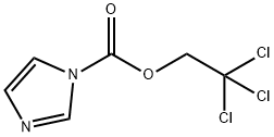 1-(2,2,2-三氯乙氧基羰基)-1H-咪唑, 70737-50-7, 结构式
