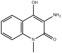 2(1H)-Quinolinone,  3-amino-4-hydroxy-1-methyl- Struktur