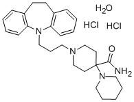 1'-[3-(10,11-Dihydro-5H-dibenz(b,f)azepin-5-yl)propyl][1,4'-bipiperidin]-4'-carboxamiddihydrochlorid