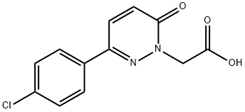 2-[3-(4-chlorophenyl)-6-oxo-pyridazin-1-yl]ethanoic acid Structure