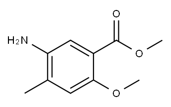 Methyl 5-aMino-2-Methoxy-4-Methylbenzoate Struktur