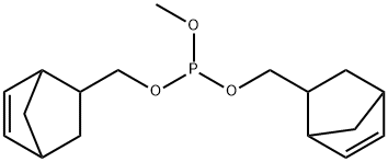 bis(bicyclo[2.2.1]hept-5-en-2-ylmethyl) methyl phosphite Structure
