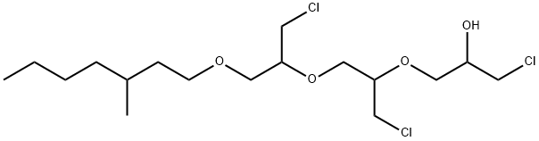 1-Chloro-3-[2-chloro-1-[[2-chloro-1-[[(3-methylheptyl)oxy]methyl]ethoxy]methyl]ethoxy]-2-propanol Structure