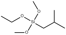 Ethoxydimethoxy(2-methylpropyl)silane Structure