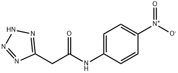 N-(4-Nitrophenyl)-1H-tetrazole-5-acetamide Structure