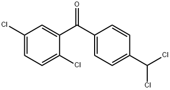 [4-(Dichloromethyl)phenyl](2,5-dichlorophenyl)methanone Structure
