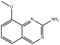 2-AMINO-8-METHOXYQUINAZOLINE Struktur